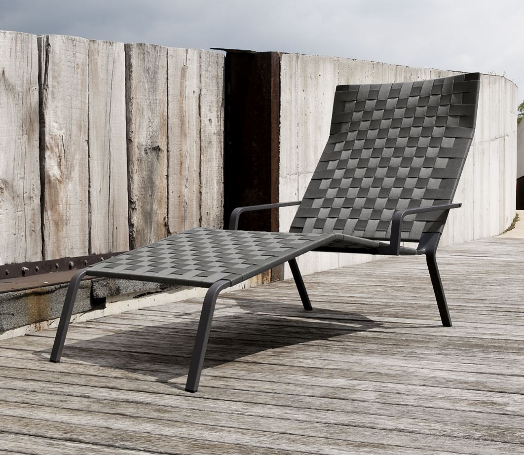 Rest – stylové zahradní chaise longue